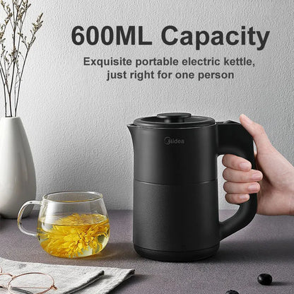 ☕ Midea 600ML Mini Electric Kettle — Fast. Safe. Travel-Ready.