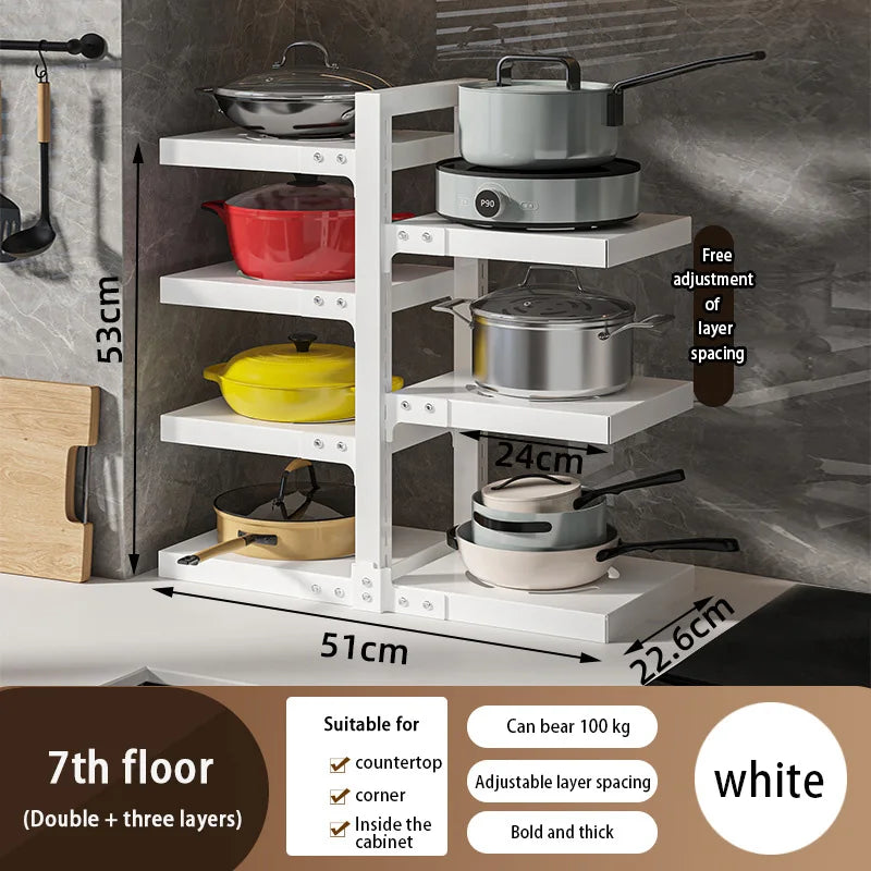 🖤 ORIO Metal Organizer Rack – Sleek, Strong & Stylish!