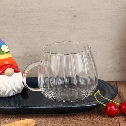 🥂 Luxury Borosilicate Glass Cup – 400ml