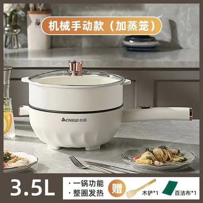 🍳 Smart Electric Stir Fry Pan – Multi-Function Cooking Pot