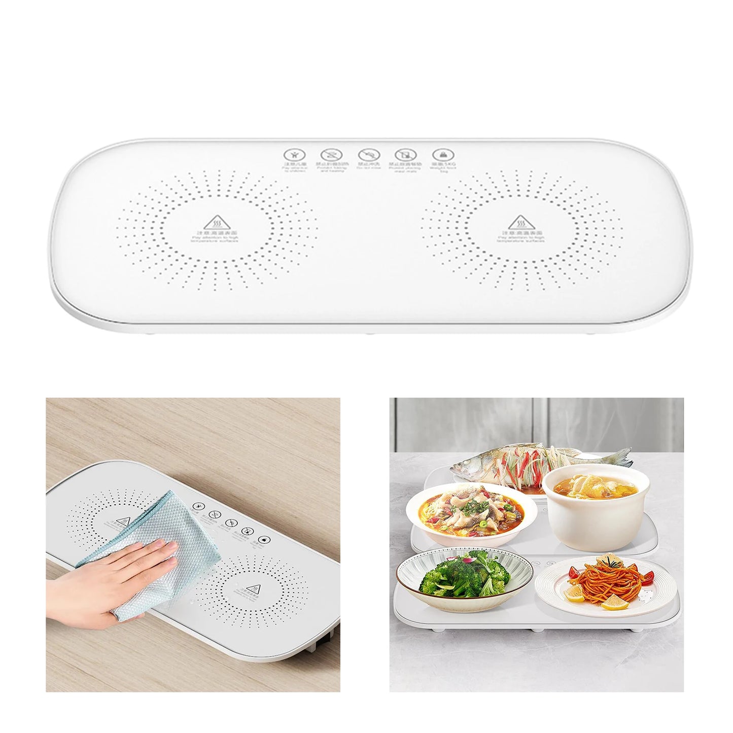 🔥 Kesoto Elektrische Warmhoudplaat — Houd uw eten perfect warm