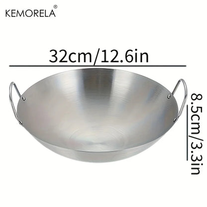 🍳 KEMORELA Wok van RVS – Duurzaam, Gezond &amp; Antiaanbak! 🔥✨