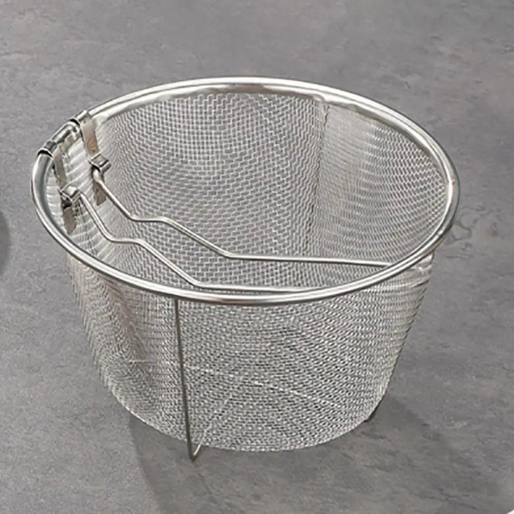 🍳 Stainless Steel Deep Fryer Pot with Basket & Steamer