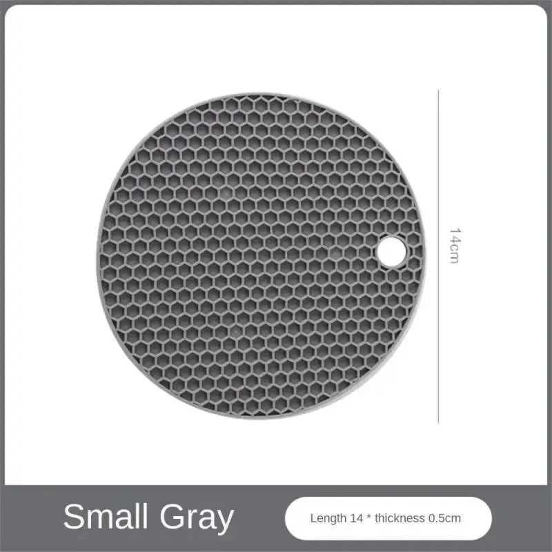 🔥 Thickened Honeycomb Silicone Insulation Pad – Modern, Safe & Multi-Purpose! 🍵✨