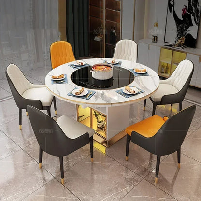 🏛 Oein Luxe Marmeren Eettafel – Moderne Elegantie voor Uw Huis