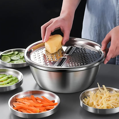 🥕 Stainless Steel Vegetable & Fruit Slicer