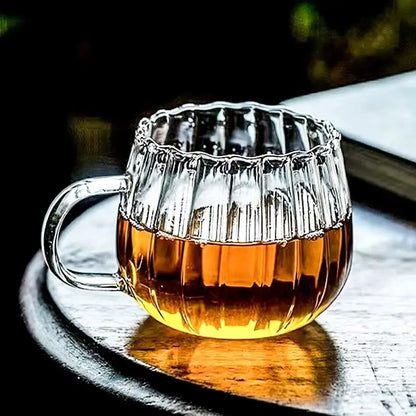 🥂 Luxury Borosilicate Glass Cup – 400ml