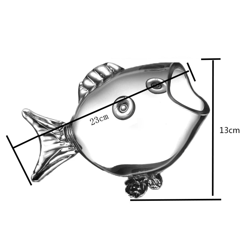 🐟 Mini Transparent Glass Fish Bowl – Stylish Home Décor