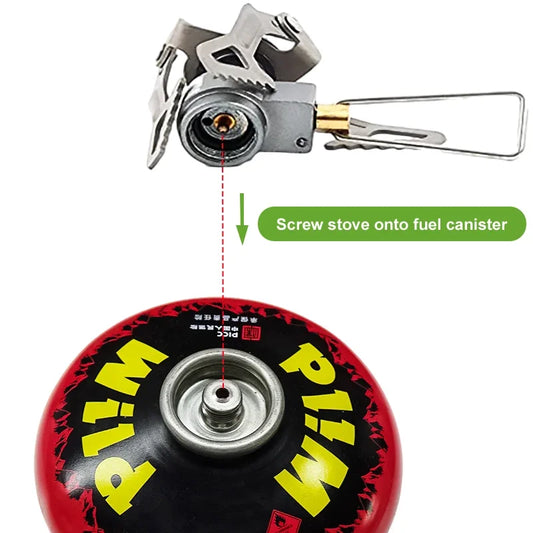 🔥 Ultralight Titanium Camping Stove | BRS-3000T