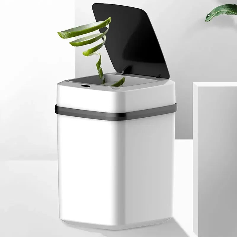 🗑️ 13L Smart Induction Trash Can – Automatic Lid Sensor