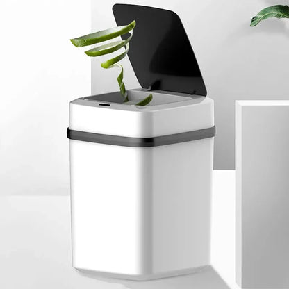 🗑️ 13L Smart Induction Trash Can – Automatic Lid Sensor