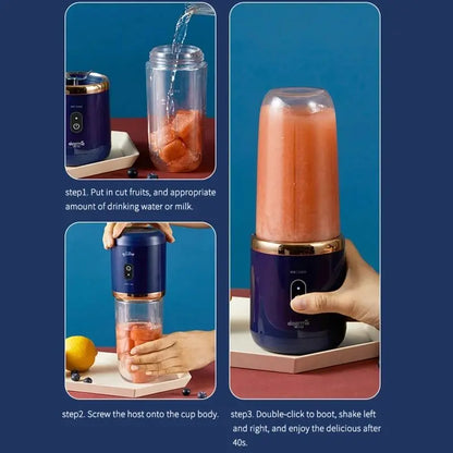 HAOYUNMA Portable Juicer Cup – Blend Anywhere, Anytime