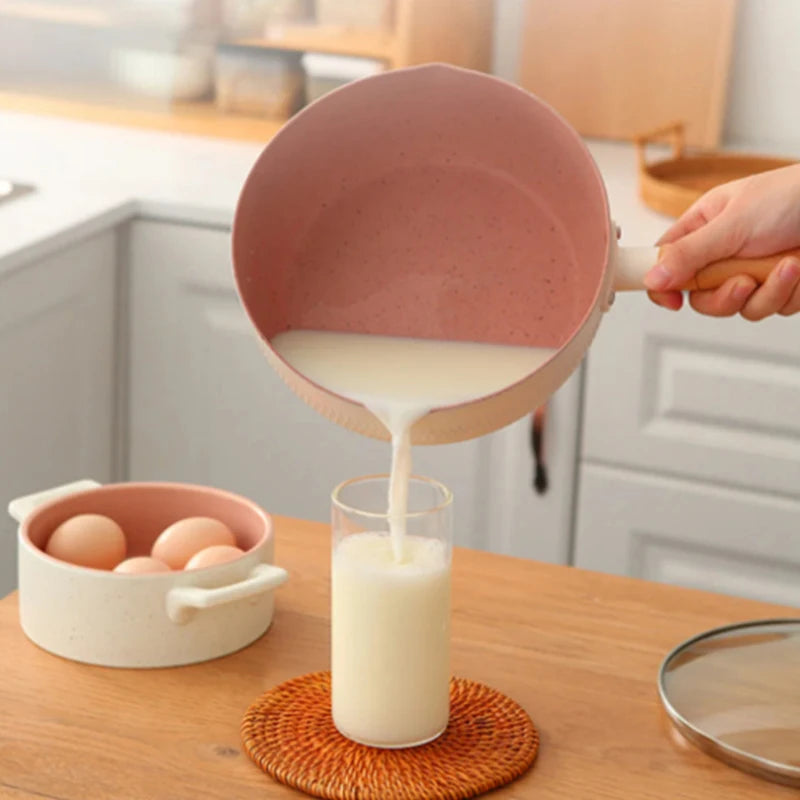 🌸 The 'Hana' Snow Pan: Japanese-Style Non-Stick Milk Pot