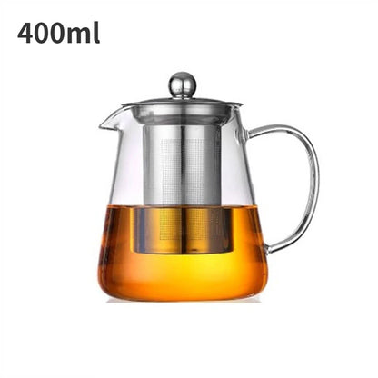 🍵 Hittebestendige glazen theepot met infuser van roestvrij staal – Elegante Kung Fu theeset! ✨