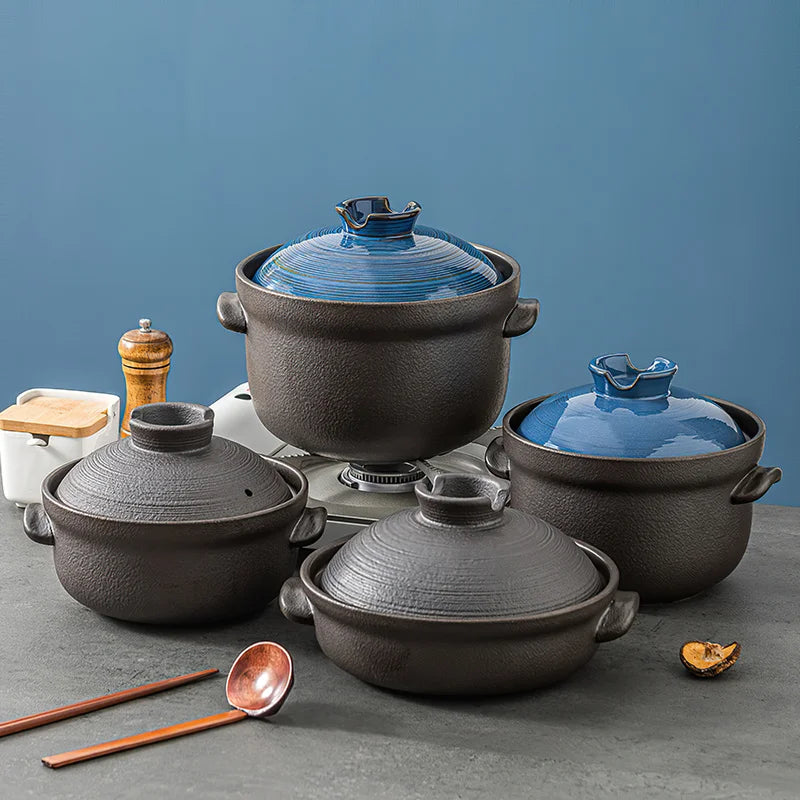 🍲 Japanese-Style Ceramic Cooking Pot