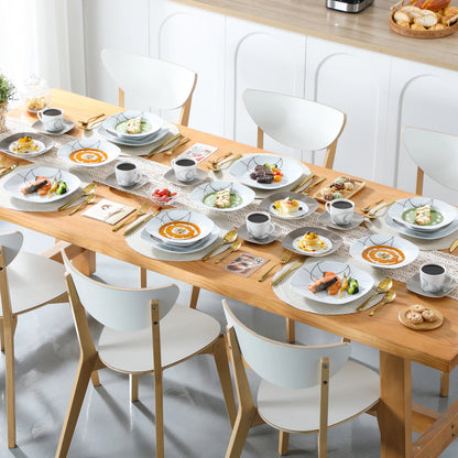 🍽️ MALACASA VEWEET NIKITA 30-delige porseleinen serviesset 🍽️