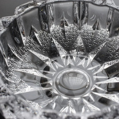 ✨ Crystal Transparent Glass Ashtray