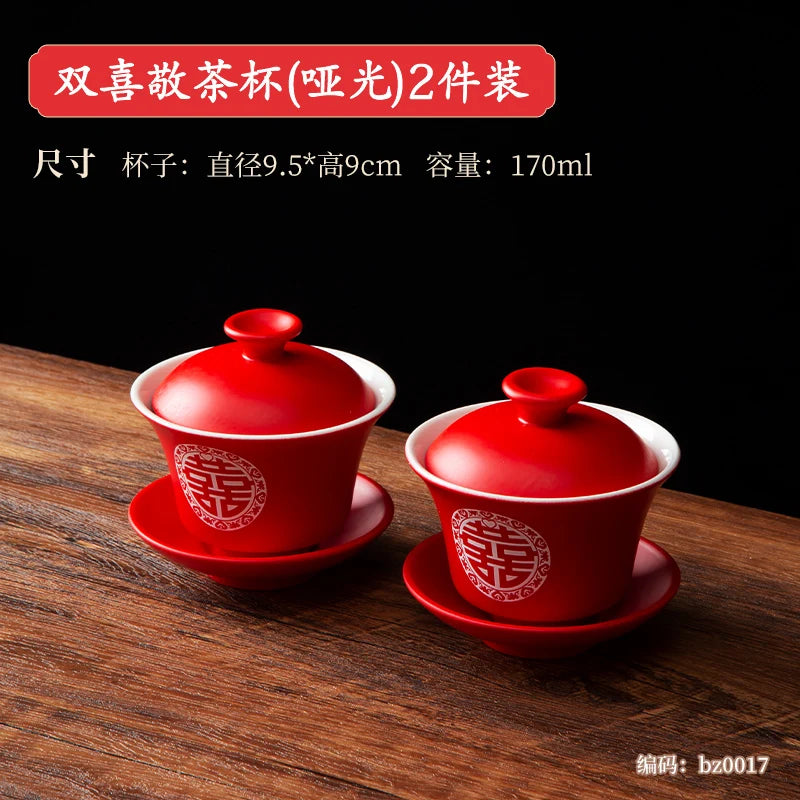 🌸 CZSAE Chinese Wedding Tableware Set — Elegant, Eco-Friendly, and Timeless