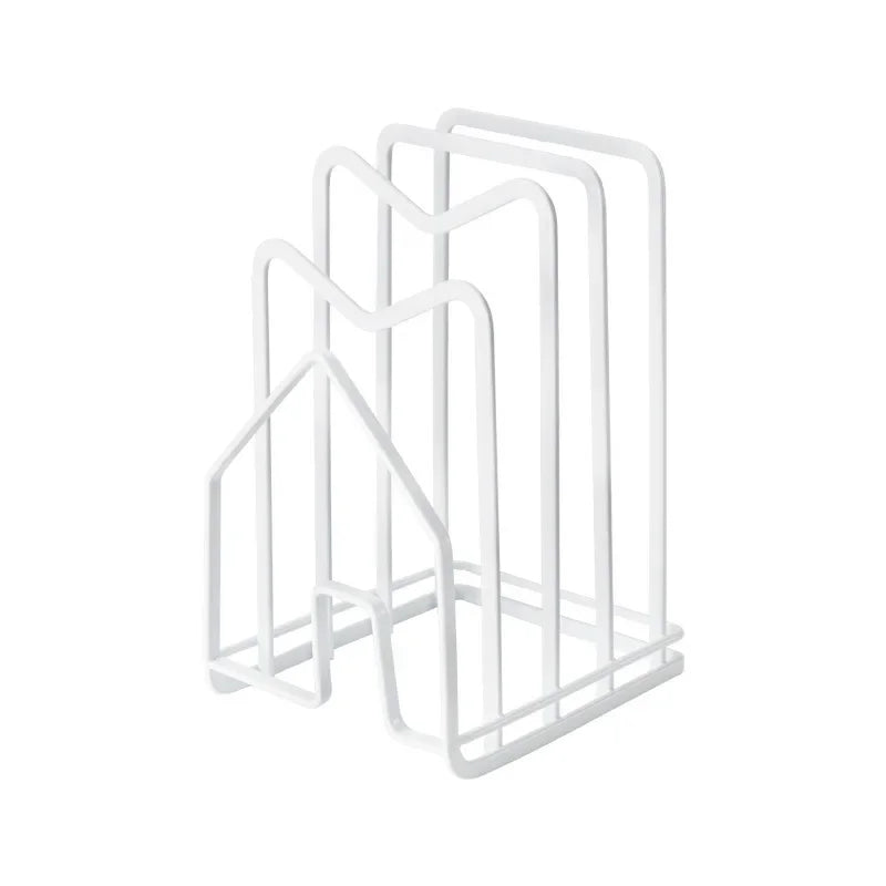 🍳 Pot Lid & Cutting Board Rack – Kitchen Storage Organizer 🗂️