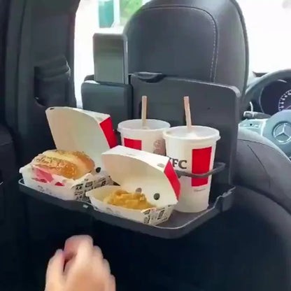 🚗 Autostoeltablet – Opvouwbare reistafel &amp; etenschaal 🍔💻