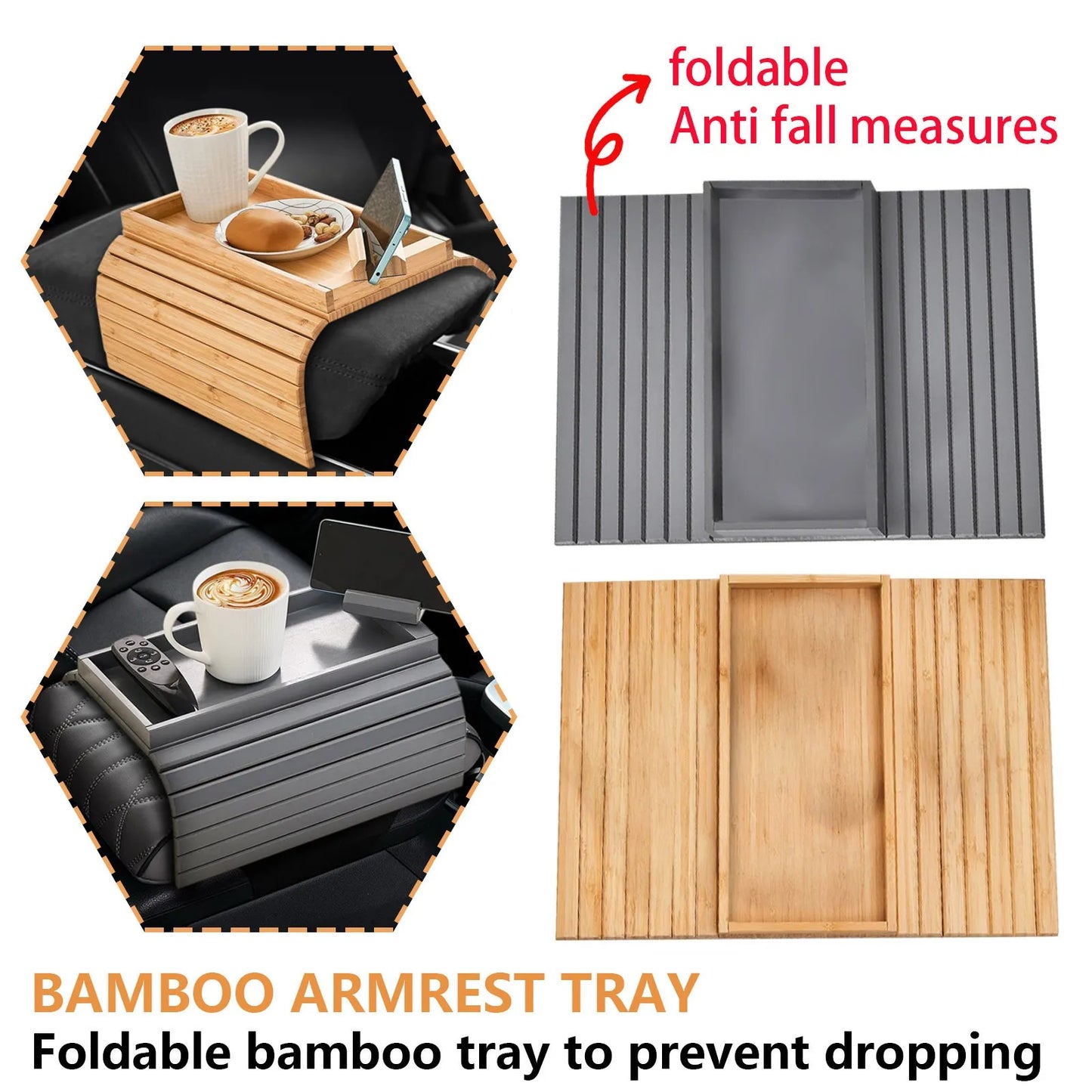 🪵 Sofa Armrest Tray – Practical & Eco-Friendly Wooden Organizer 🛋️✨