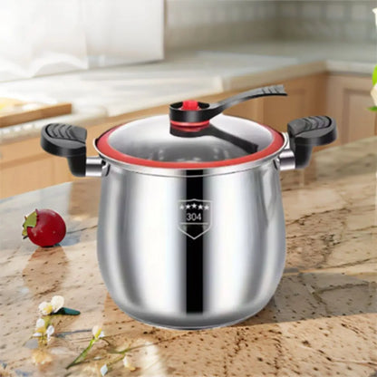 🍲 8L Micro-Pressure Cooker – Stainless Steel