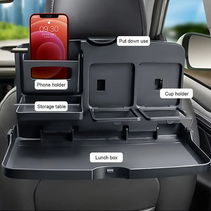 🚗 Autostoeltablet – Opvouwbare reistafel &amp; etenschaal 🍔💻