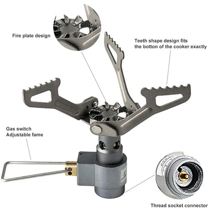 🔥 Ultralight Titanium Camping Stove | BRS-3000T