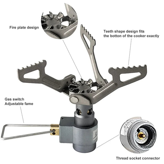 🔥 Ultralight Titanium Camping Stove | BRS-3000T