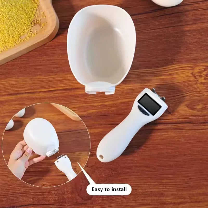 🥄 Digitale keukenweegschaal met maatlepel
