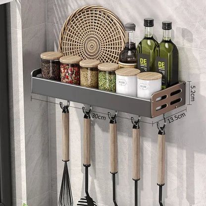 Wall-Mounted Kitchen Spice Storage Rack – Organize Smarter, Save Space