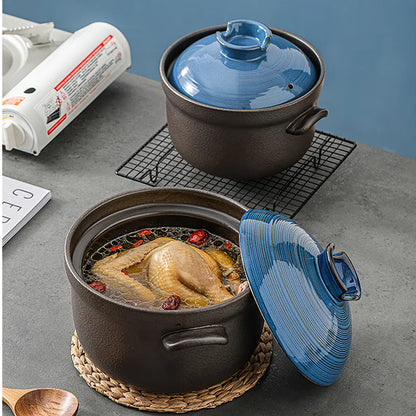 🍲 Japanese-Style Ceramic Cooking Pot