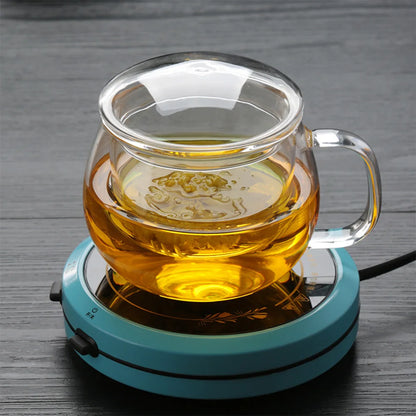 🍵 350ml Borosilicate Glass Tea & Coffee Cup — With Lid & Infuser