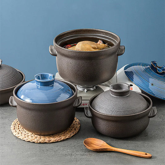 🍲 Japanese-Style Ceramic Cooking Pot