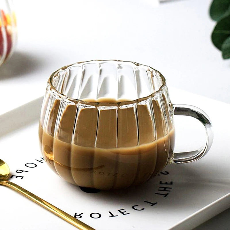 🥂 Luxury Borosilicate Glass Cup – 400ml