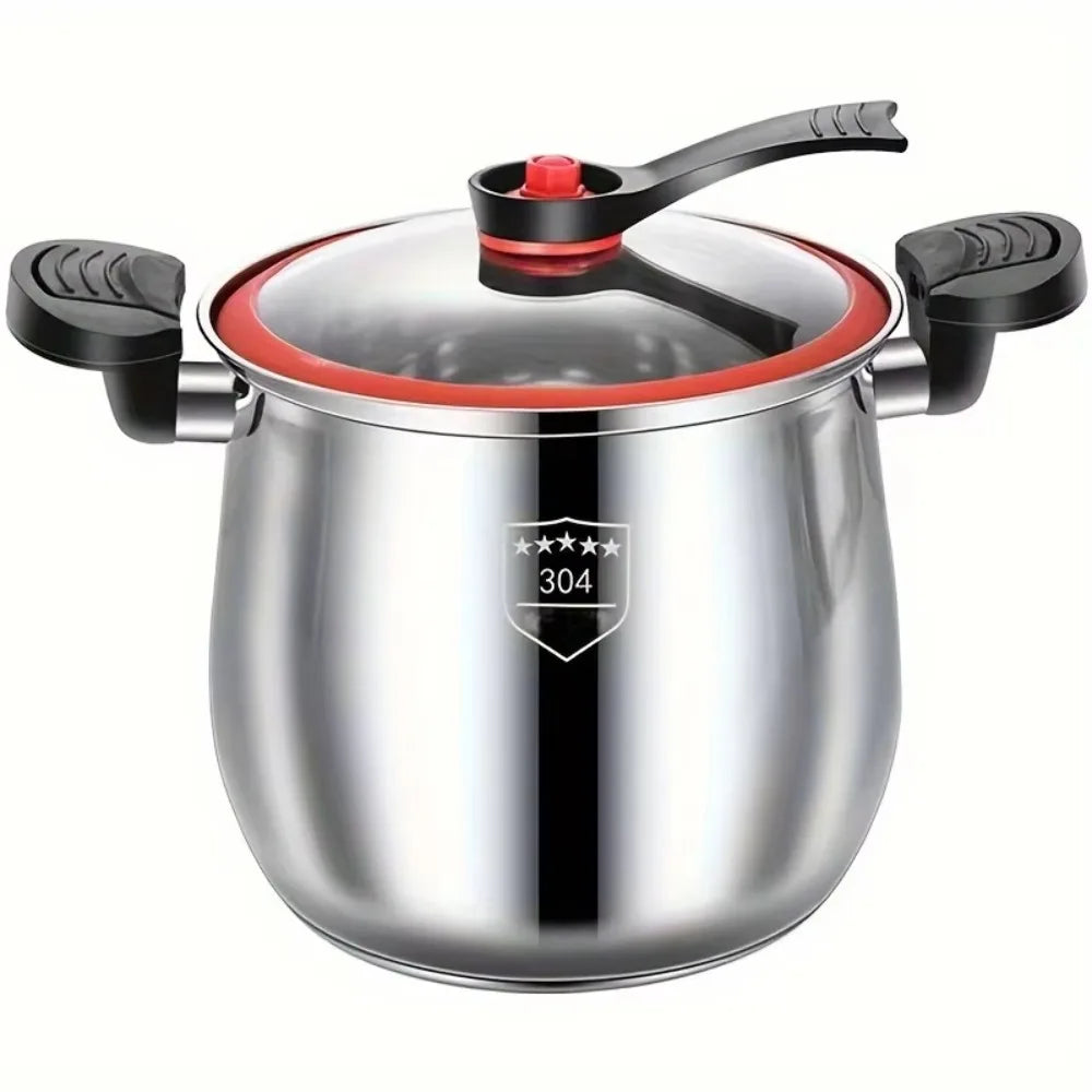 🍲 8L Micro-Pressure Cooker – Stainless Steel