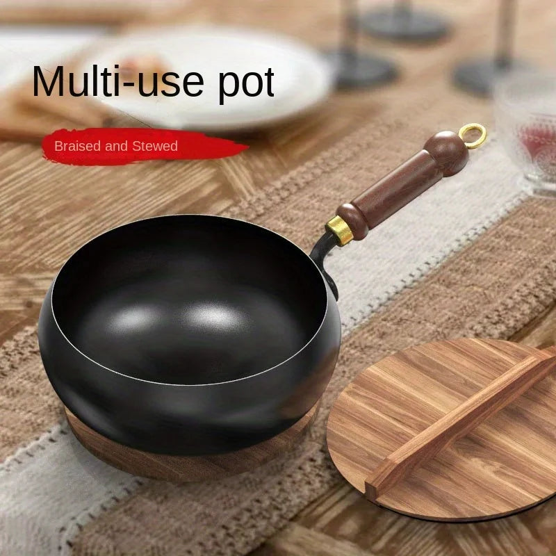 🥢 Traditional Large Belly Wok – Perfect for Home Cooking