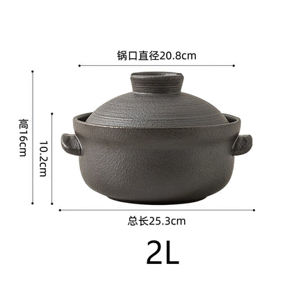 🍲 Japanese-Style Ceramic Cooking Pot