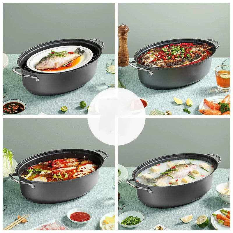 🐟 Cooker King Multi-Functional Fish Steamer — Perfectly Steamed Every Time