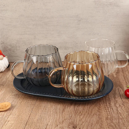 🥂 Luxury Borosilicate Glass Cup – 400ml
