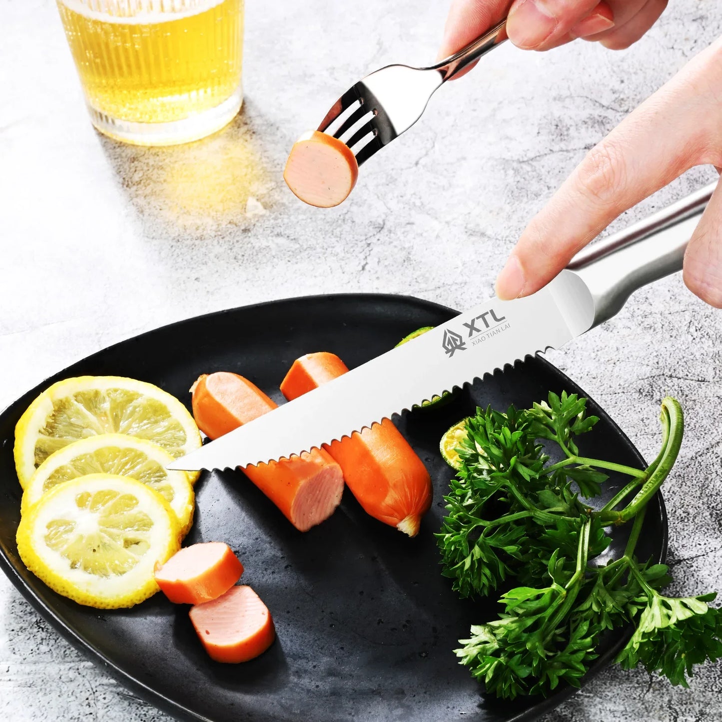 🍴 Seiko Home Stainless Steel Steak Knife Cutlery Set (4/6/8 pcs)