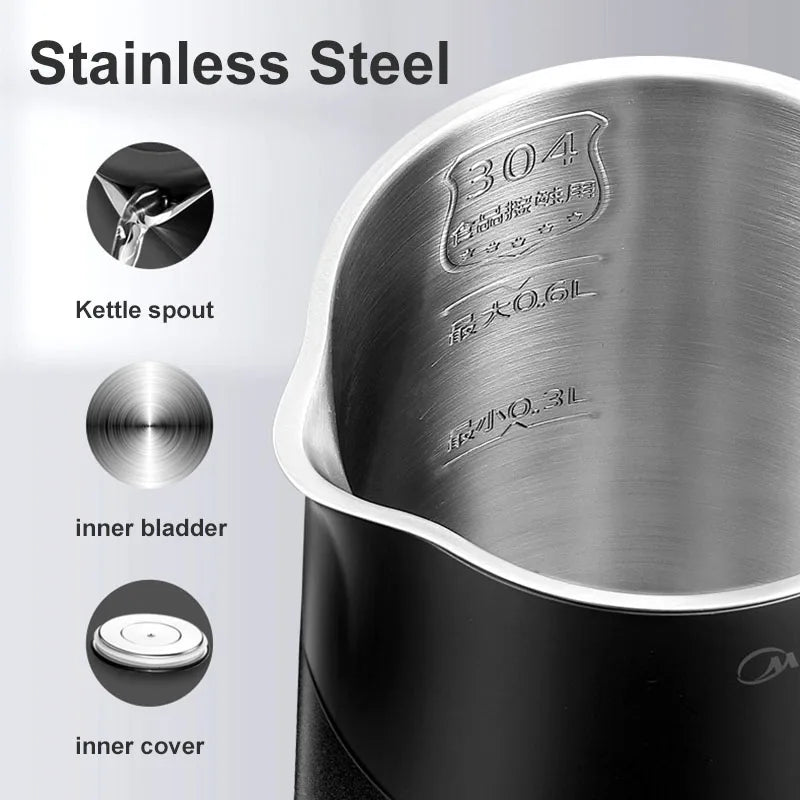 ☕ Midea 600ML Mini Electric Kettle — Fast. Safe. Travel-Ready.