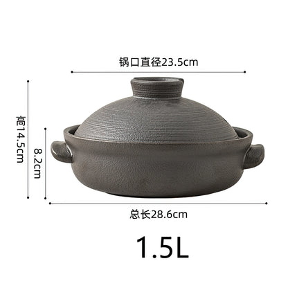 🍲 Japanese-Style Ceramic Cooking Pot
